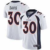Nike Denver Broncos #30 Terrell Davis White NFL Vapor Untouchable Limited Jersey,baseball caps,new era cap wholesale,wholesale hats